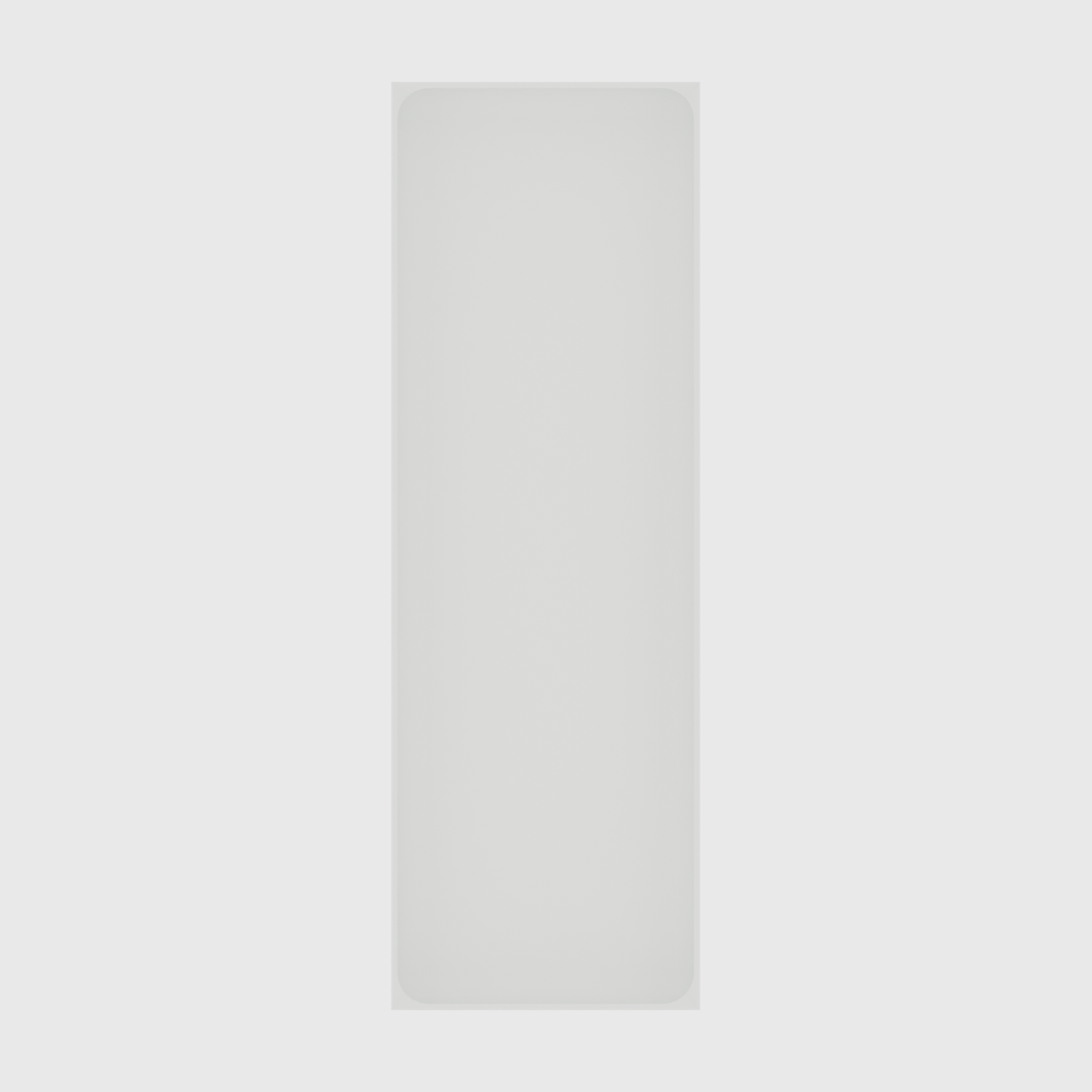 Extra-Long Rectangle Organiser – 15x5 in Cotton White