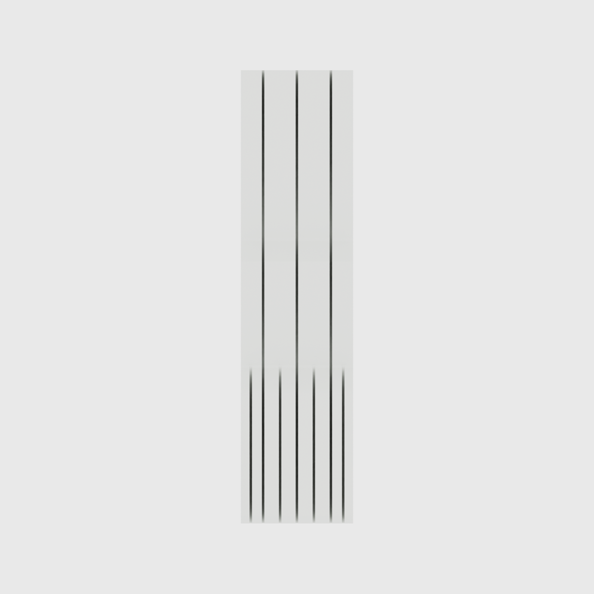 Knife Holder 2 12x3 in Cotton White