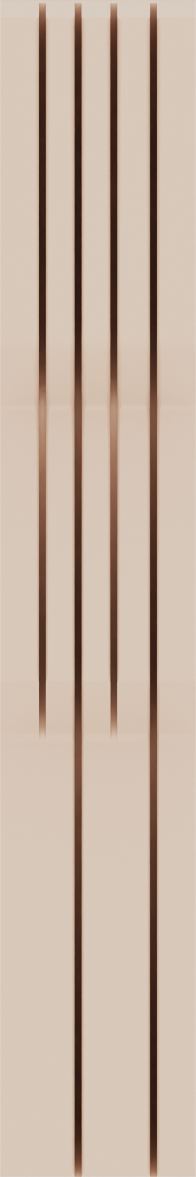 Knife holder organiser – 12x2 (354 × 59 mm) in Army Beige