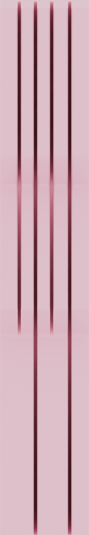 Knife holder organiser – 12x2 (354 × 59 mm) in Sakura Pink