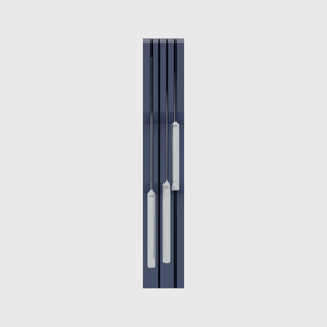 Knife holder organiser – 12x2 (354 × 59 mm) — example contents in Army Blue
