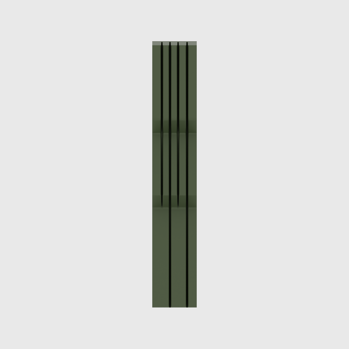 Knife holder organiser – 12x2 (354 × 59 mm) in Olive Green