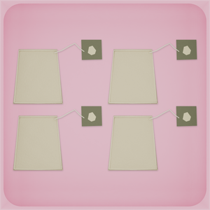 Large tray organiser – 6×6 (177 × 177 mm) in Sakura Pink, shown with tea bags. Top view.
