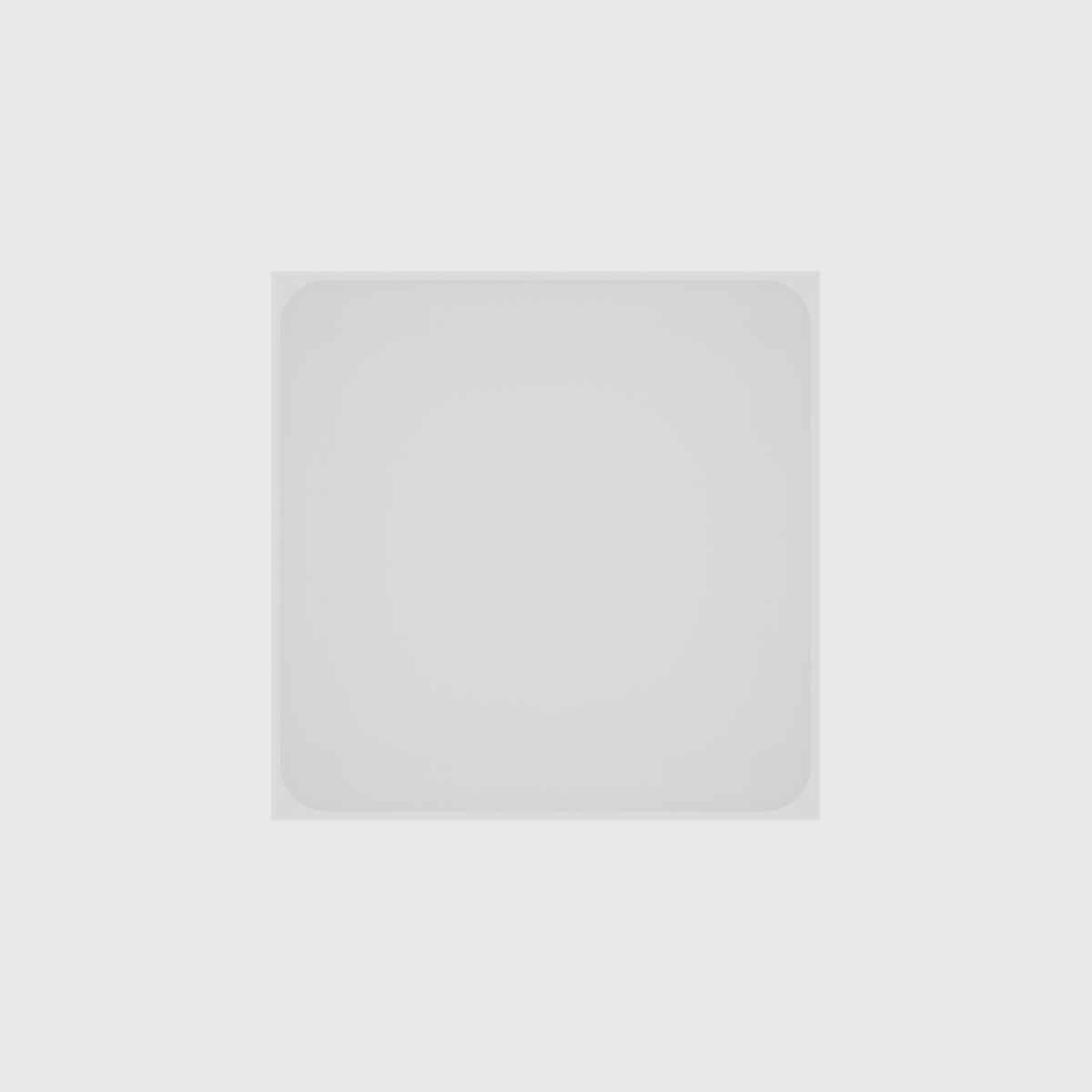 Large tray organiser – 6x6 (177 × 177 mm) in Cotton White