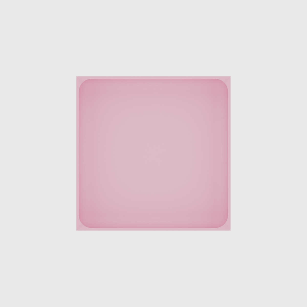 Large tray organiser – 6x6 (177 × 177 mm) in Sakura Pink