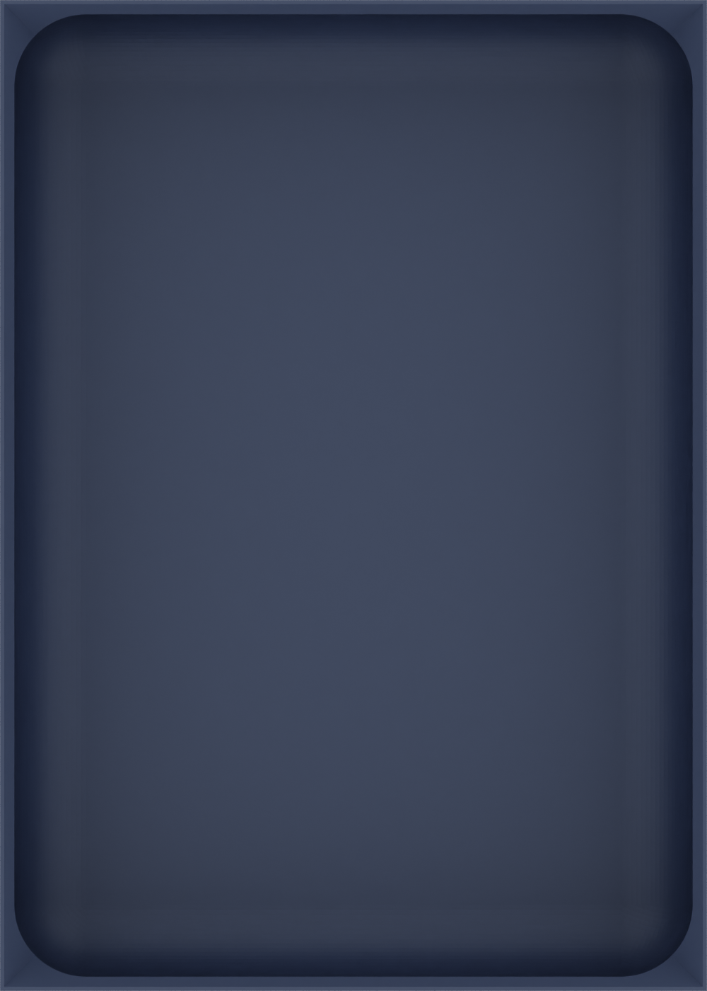 Large tray organiser – 7x5 (206.5 × 147.5 mm) in Army Blue