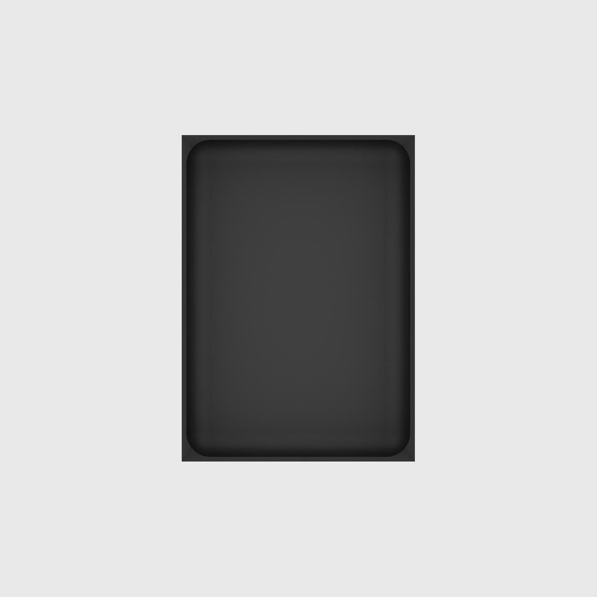 Large tray organiser – 7x5 (206.5 × 147.5 mm) in Charcoal Black