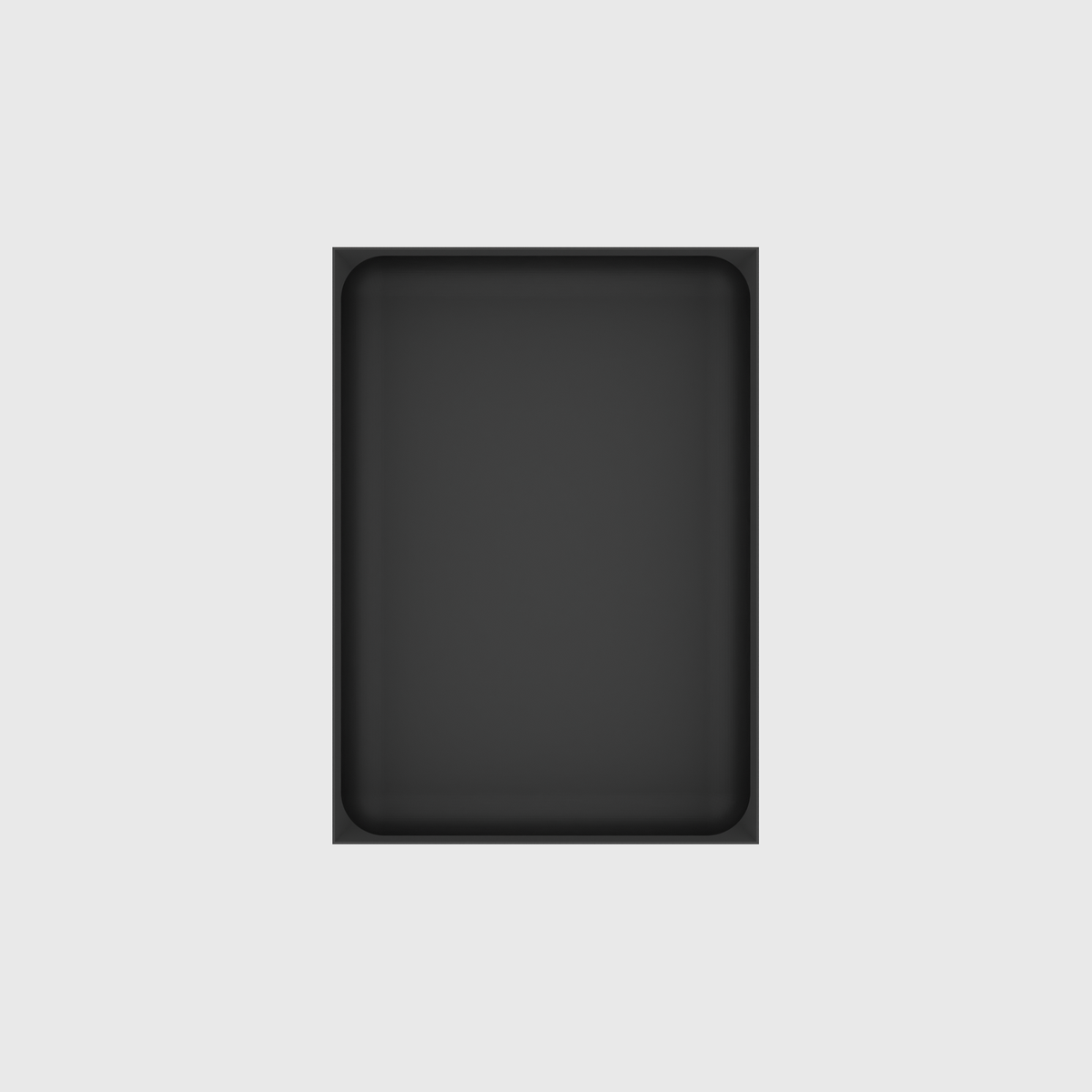 Large tray organiser – 7x5 (206.5 × 147.5 mm) in Charcoal Black