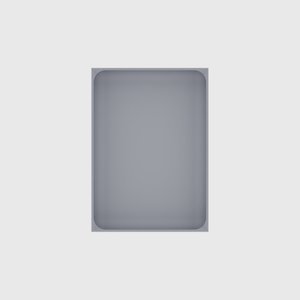 Large tray organiser – 7x5 (206.5 × 147.5 mm) in Fossil Grey