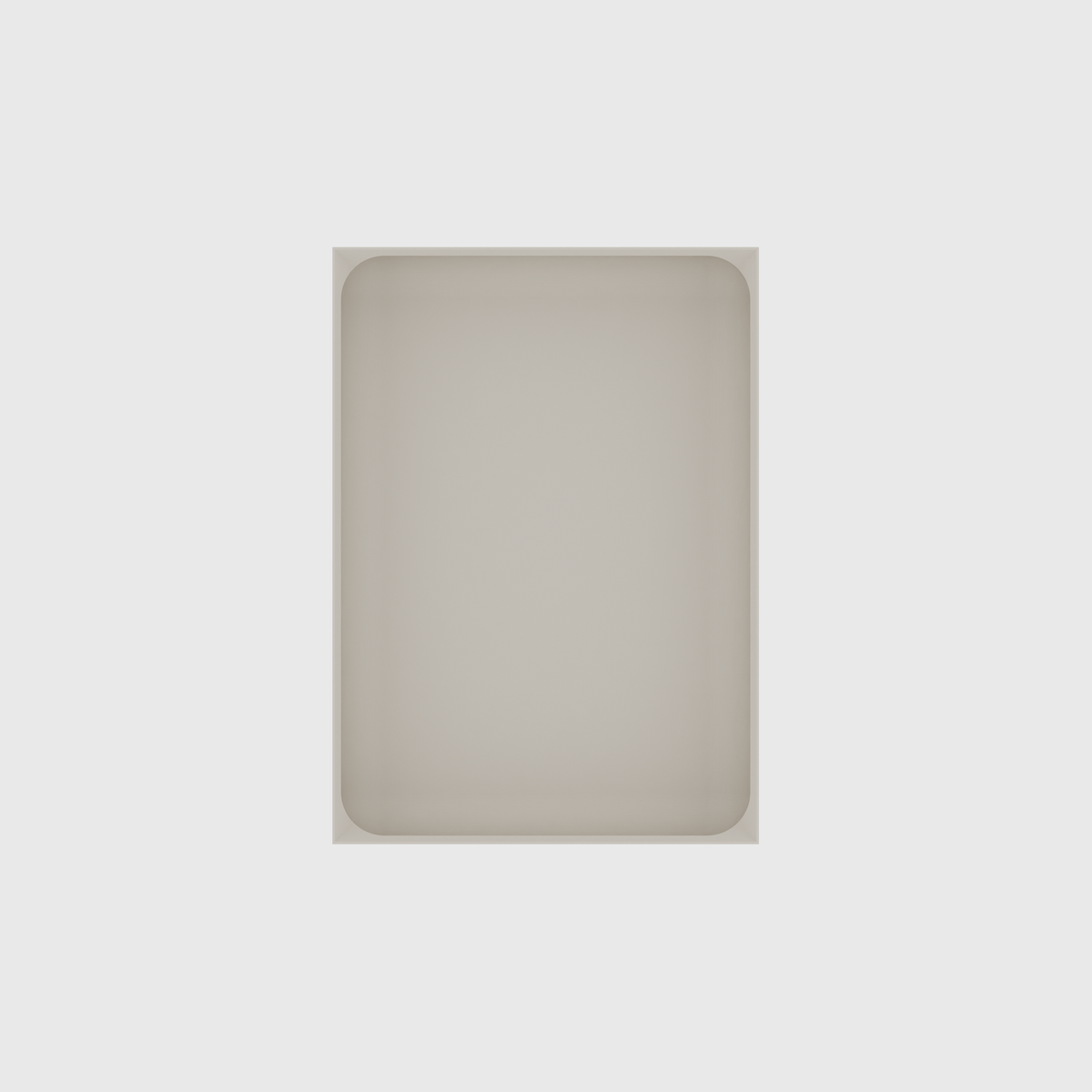 Large tray organiser – 7x5 (206.5 × 147.5 mm) in Muted White