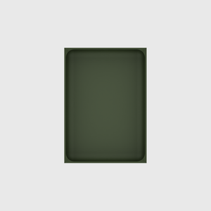 Large tray organiser – 7x5 (206.5 × 147.5 mm) in Olive Green