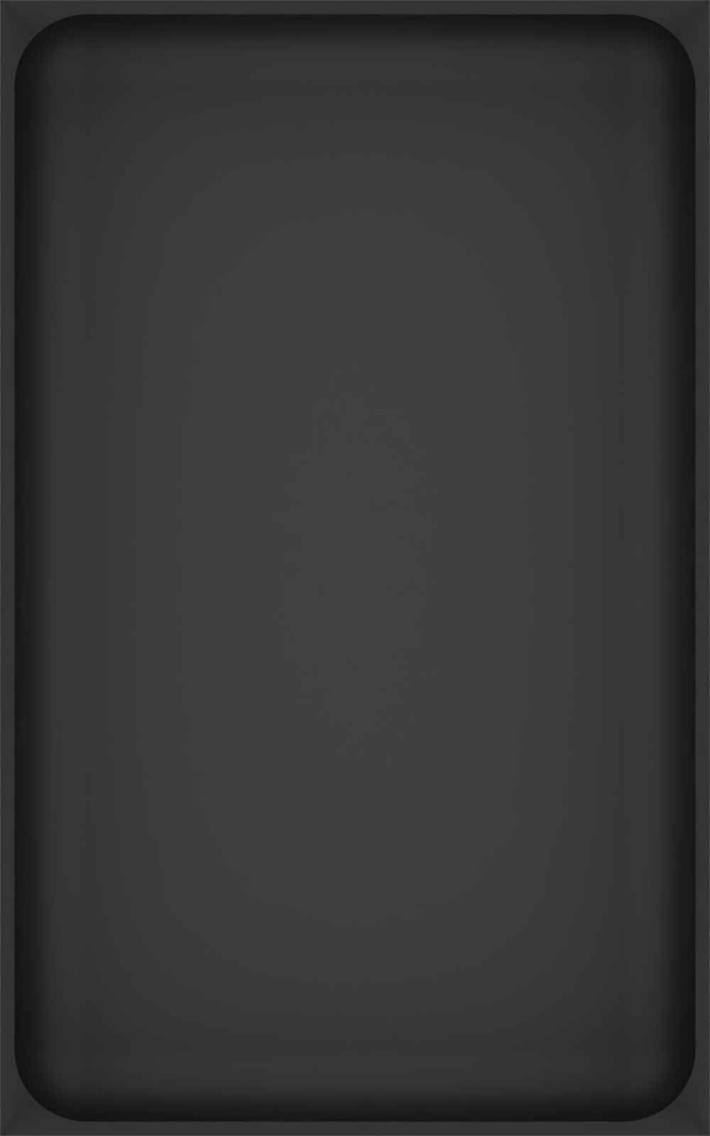 Large tray organiser – 8x5 (236 × 147.5 mm) in Charcoal Black