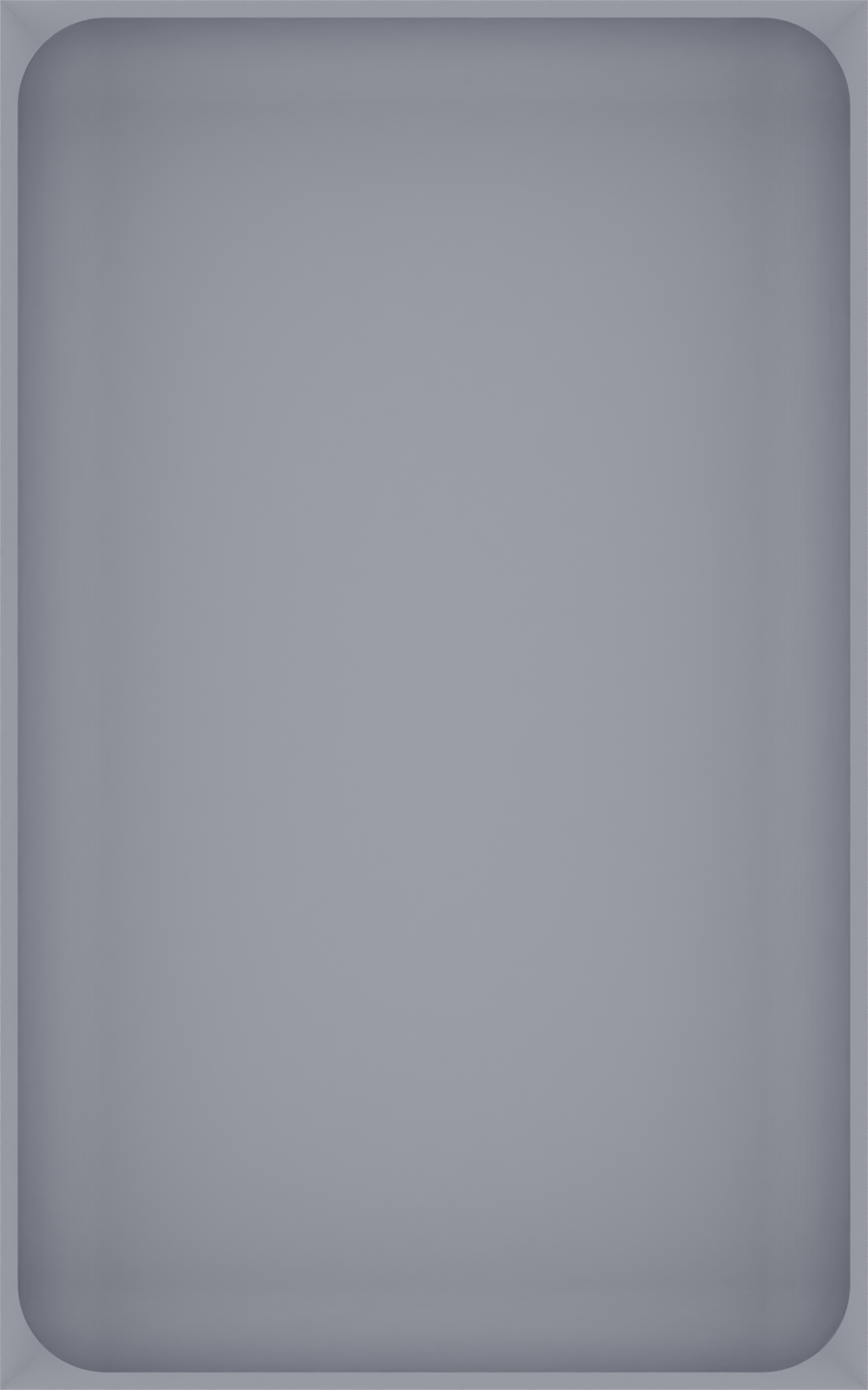 Large tray organiser – 8x5 (236 × 147.5 mm) in Fossil Grey