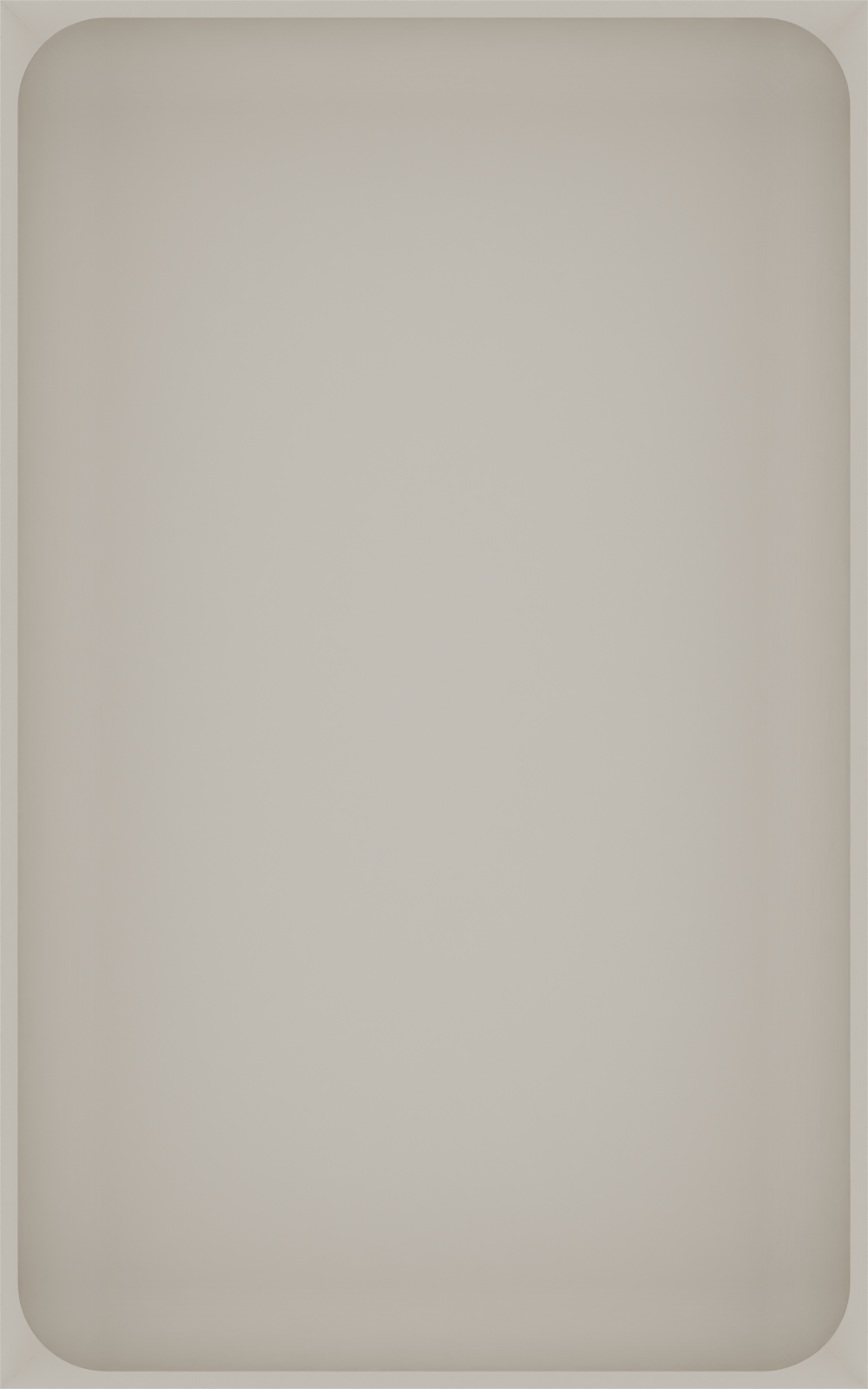 Large tray organiser – 8x5 (236 × 147.5 mm) in Muted White