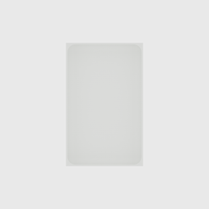 Large tray organiser – 8x5 (236 × 147.5 mm) in Cotton White