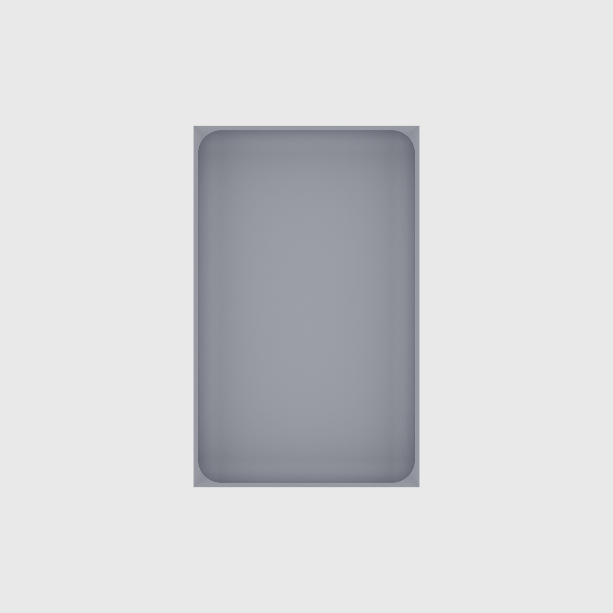 Large tray organiser – 8x5 (236 × 147.5 mm) in Fossil Grey