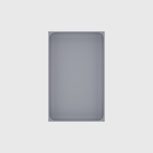Large tray organiser – 8x5 (236 × 147.5 mm) in Fossil Grey