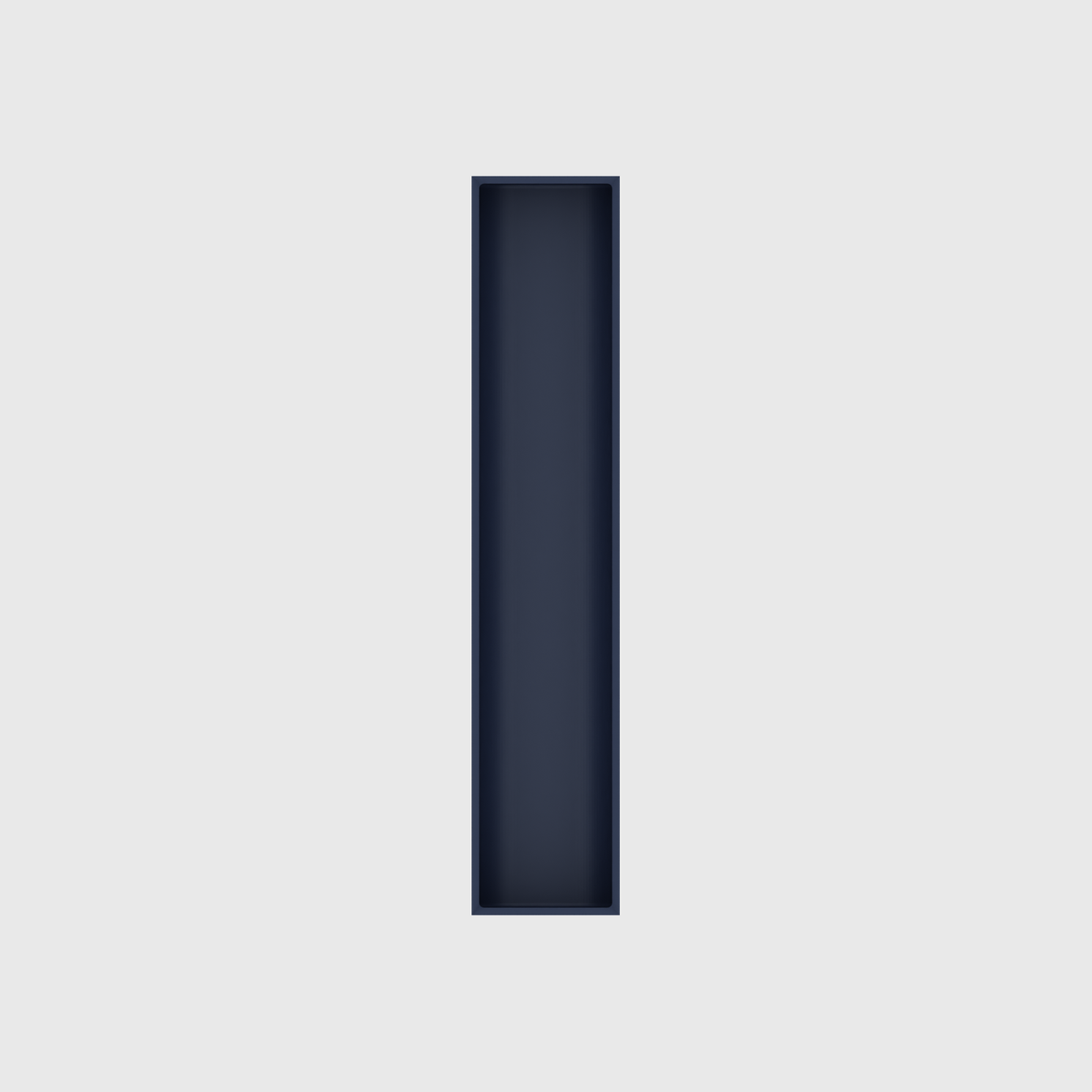 Long Cutlery Box 10x2 in Army Blue