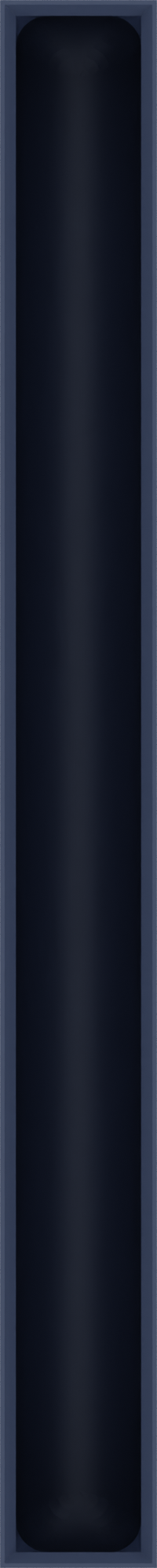 Long strip organiser – 10x1 (295 × 29.5 mm) in Army Blue