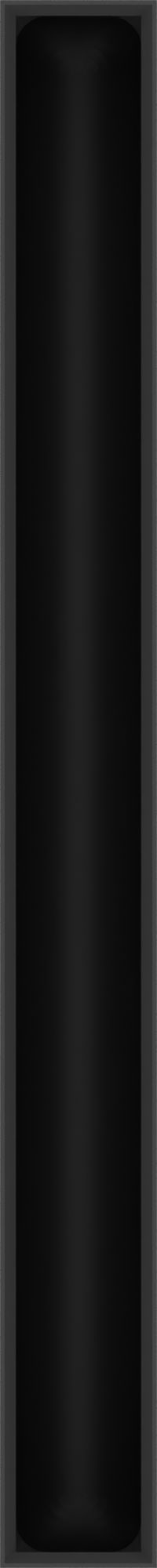 Long strip organiser – 10x1 (295 × 29.5 mm) in Charcoal Black