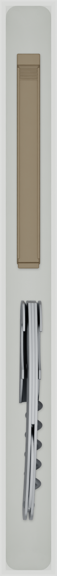 10×1 organiser with corkscrew, bag clip — CottonWhite