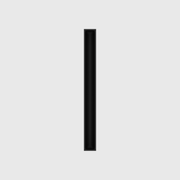 Long strip organiser – 10x1 (295 × 29.5 mm) in Charcoal Black