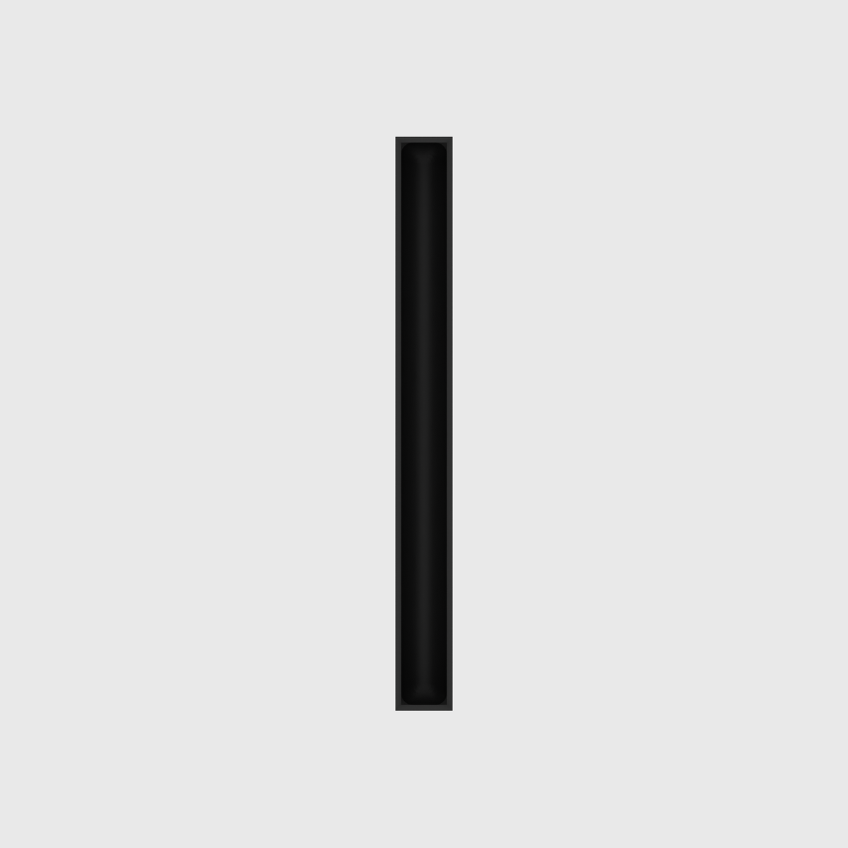 Long strip organiser – 10x1 (295 × 29.5 mm) in Charcoal Black