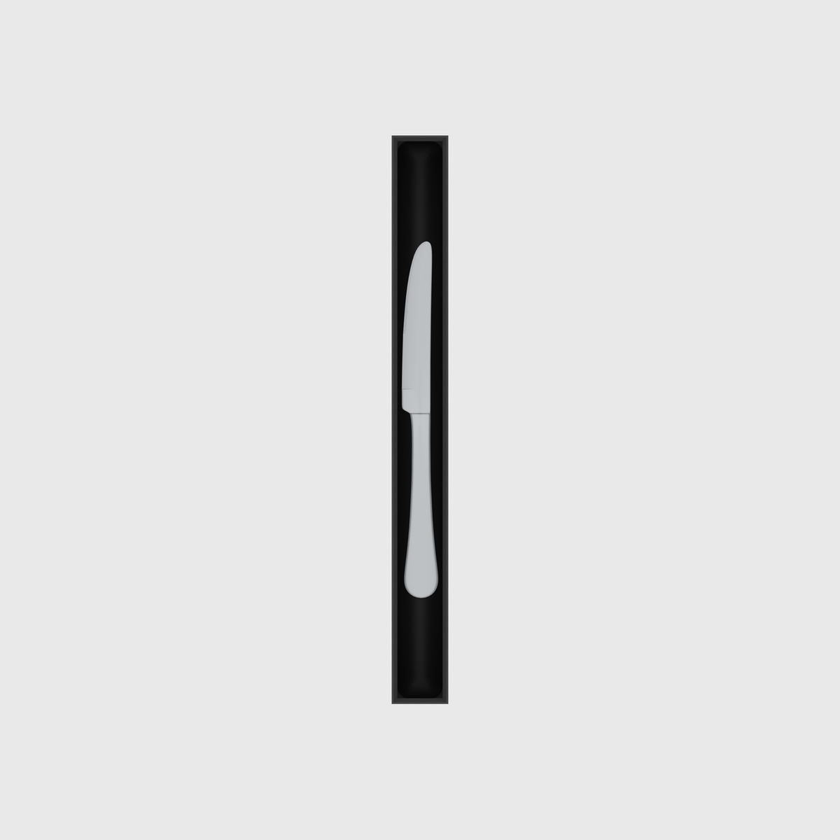 Long strip organiser – 10x1 (295 × 29.5 mm) — example contents in Charcoal Black