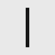 Long strip organiser – 11x1 (324.5 × 29.5 mm) in Charcoal Black