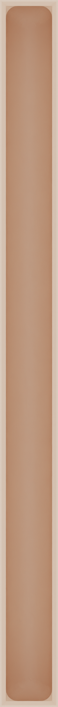 Long strip organiser – 12x1 (354 × 29.5 mm) in Army Beige