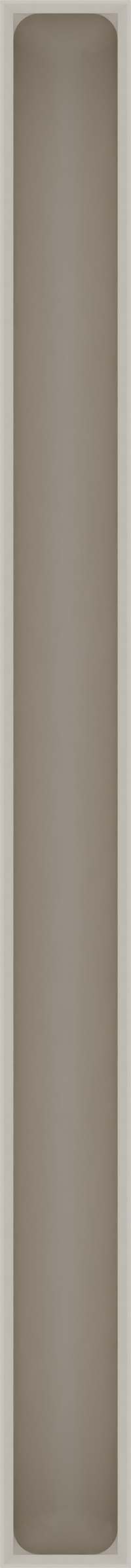 Long strip organiser – 12x1 (354 × 29.5 mm) in Muted White