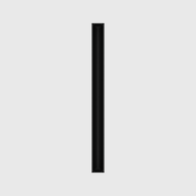 Long strip organiser – 12x1 (354 × 29.5 mm) in Charcoal Black