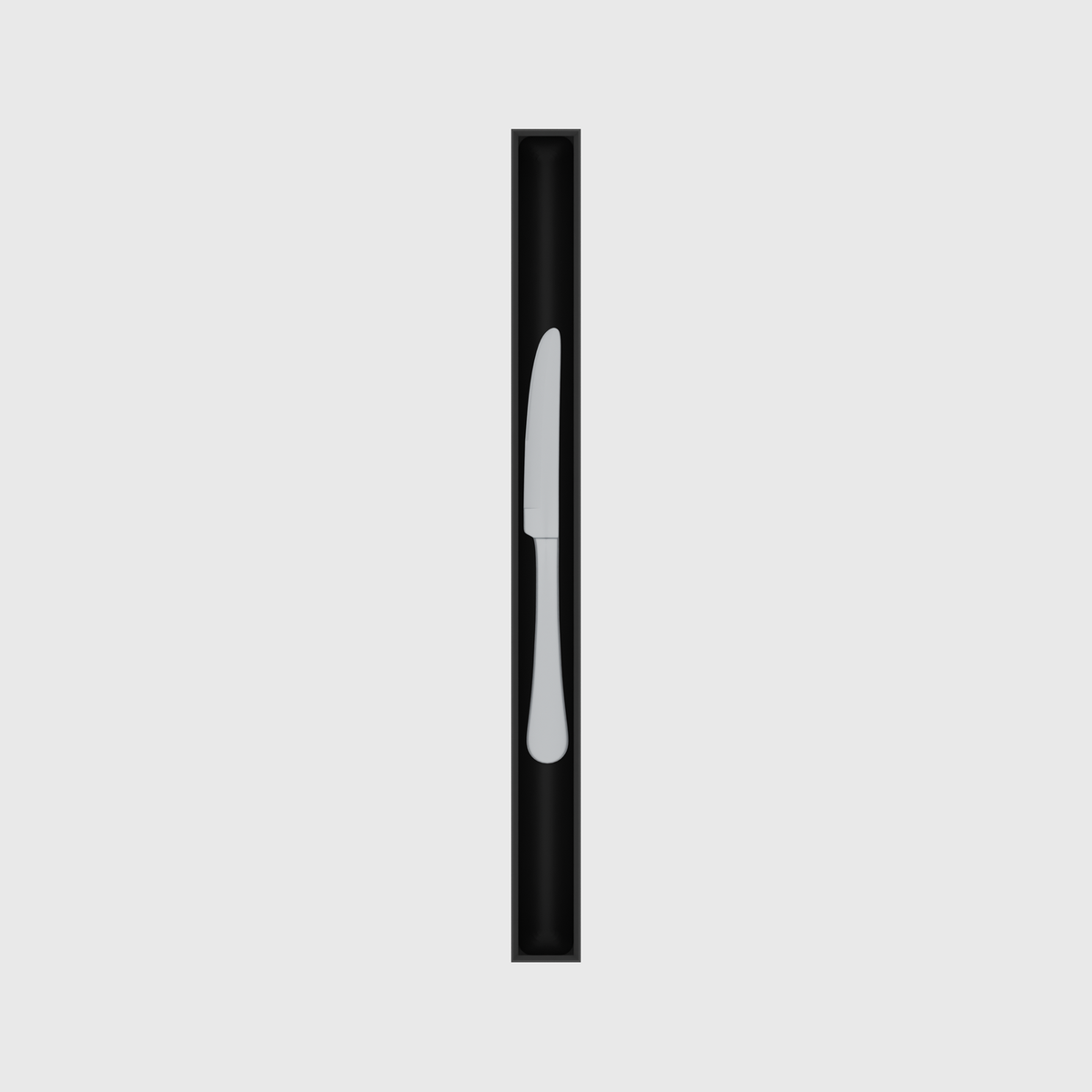 Long strip organiser – 12x1 (354 × 29.5 mm) — example contents in Charcoal Black
