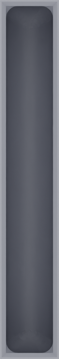 Long strip organiser – 6x1 (177 × 29.5 mm) in Fossil Grey
