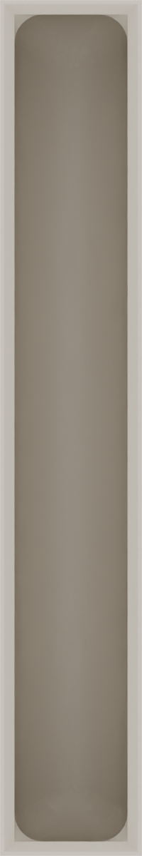 Long strip organiser – 6x1 (177 × 29.5 mm) in Muted White