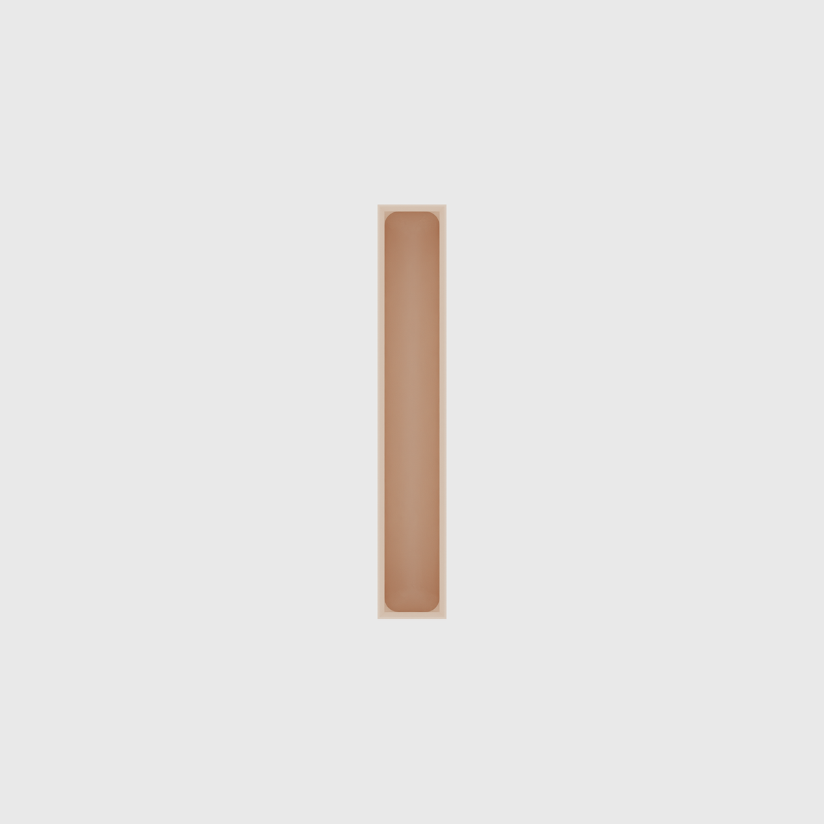 Long strip organiser – 6x1 (177 × 29.5 mm) in Army Beige