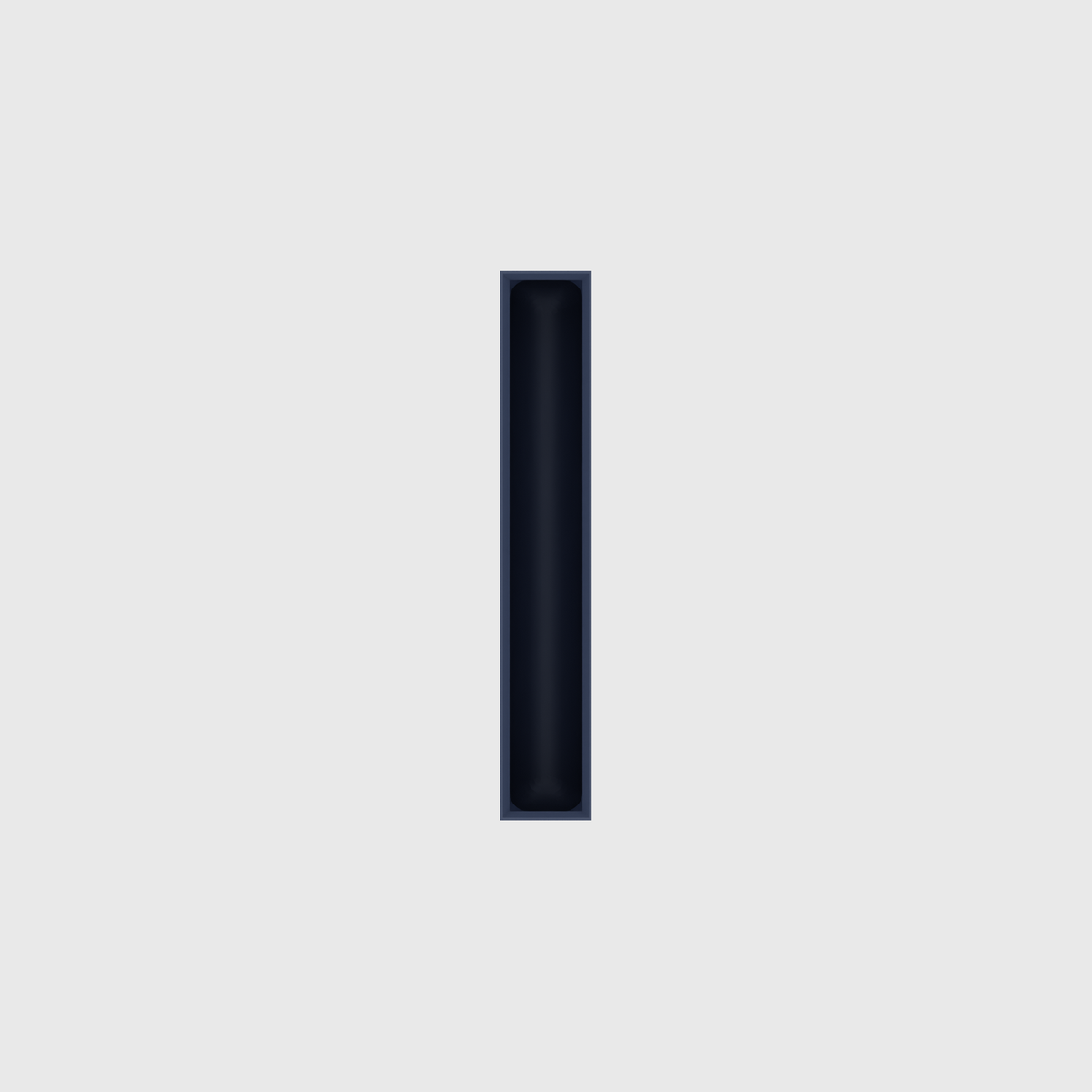Long strip organiser – 6x1 (177 × 29.5 mm) in Army Blue