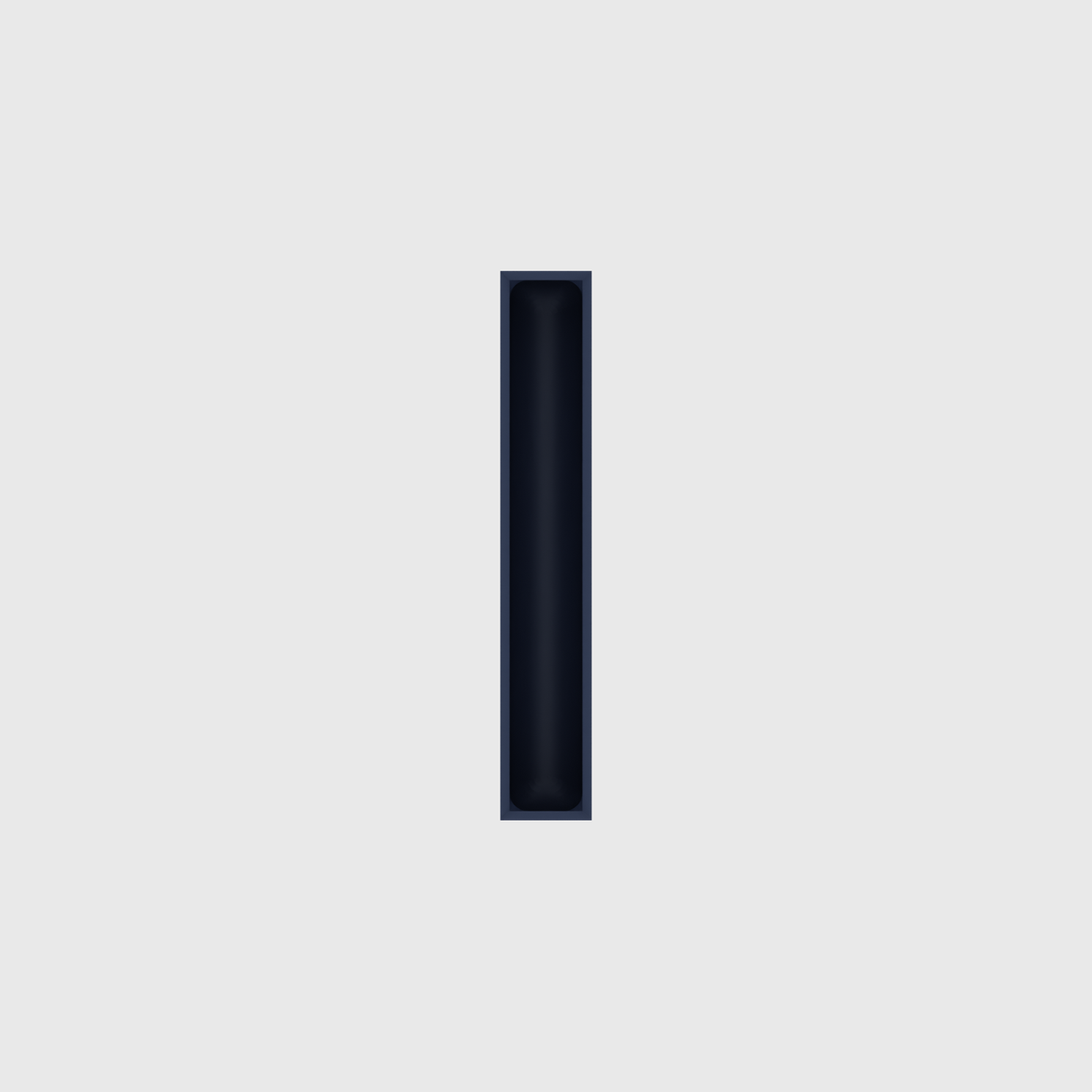 Long strip organiser – 6x1 (177 × 29.5 mm) in Army Blue