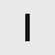 Long strip organiser – 6x1 (177 × 29.5 mm) in Charcoal Black