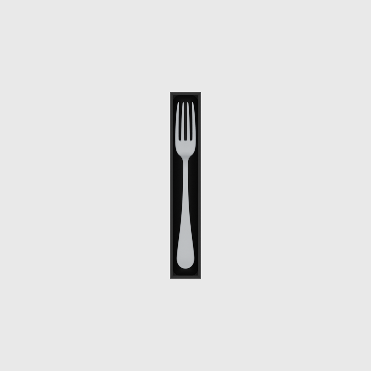 Long strip organiser – 6x1 (177 × 29.5 mm) — example contents in Charcoal Black