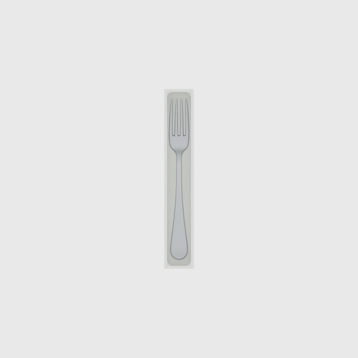 Long strip organiser – 6x1 (177 × 29.5 mm) — example contents in Cotton White