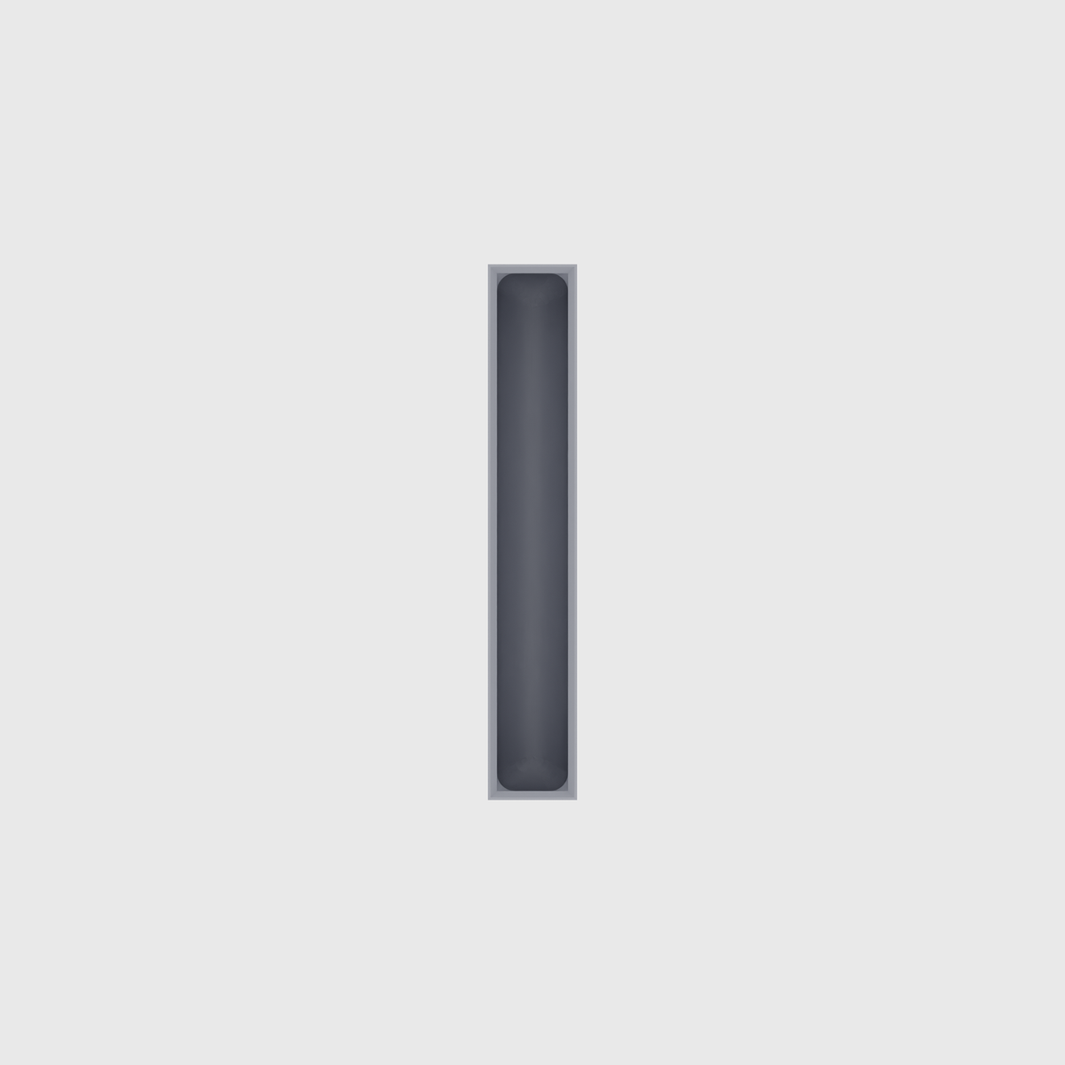 Long strip organiser – 6x1 (177 × 29.5 mm) in Fossil Grey