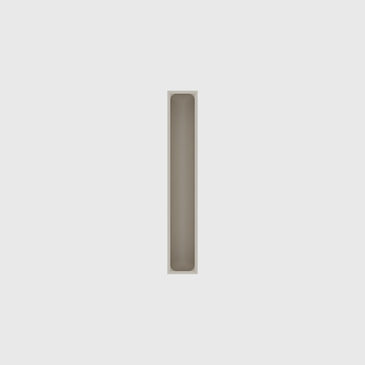 Long strip organiser – 6x1 (177 × 29.5 mm) in Muted White