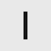 Long strip organiser – 7x1 (206.5 × 29.5 mm) in Charcoal Black