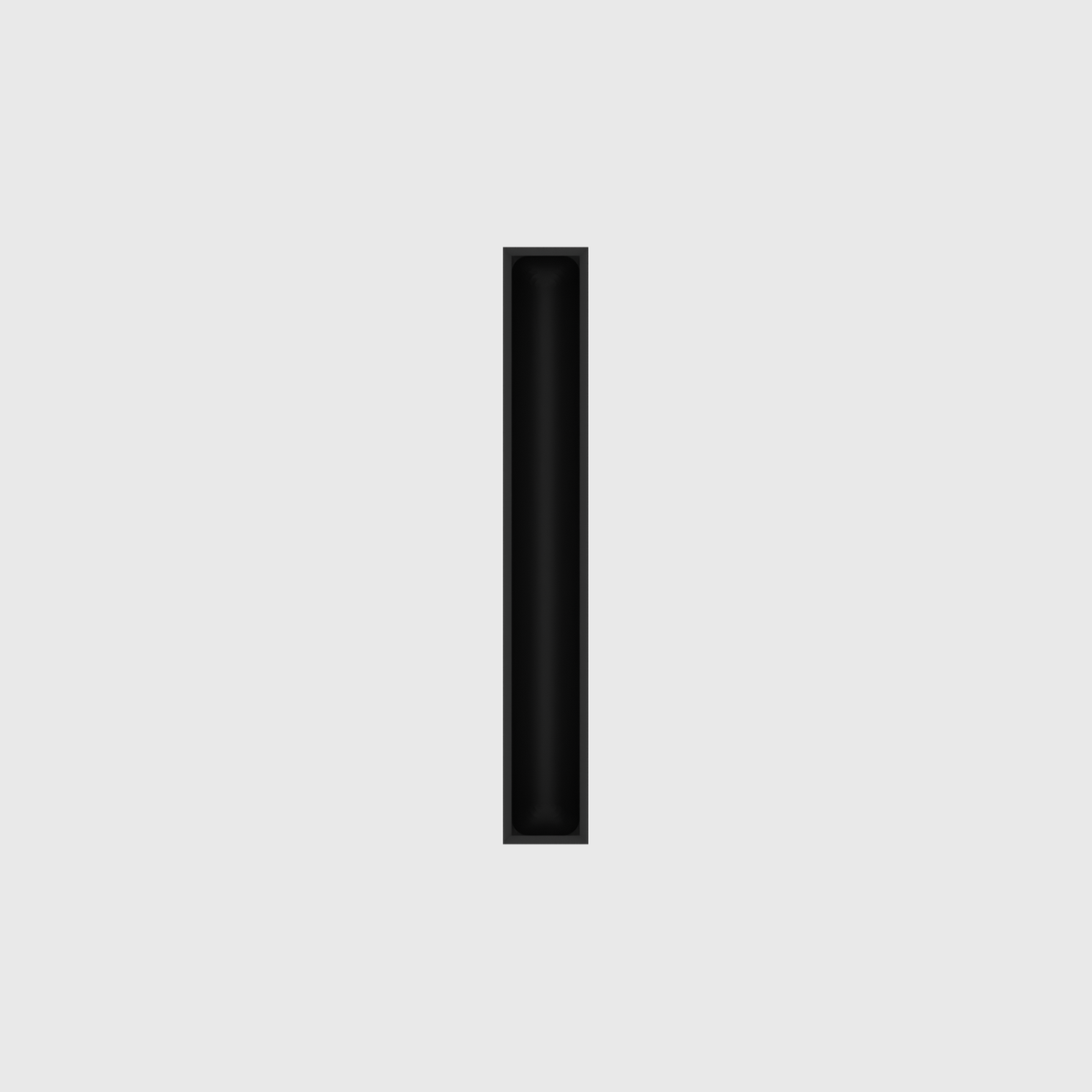 Long strip organiser – 7x1 (206.5 × 29.5 mm) in Charcoal Black