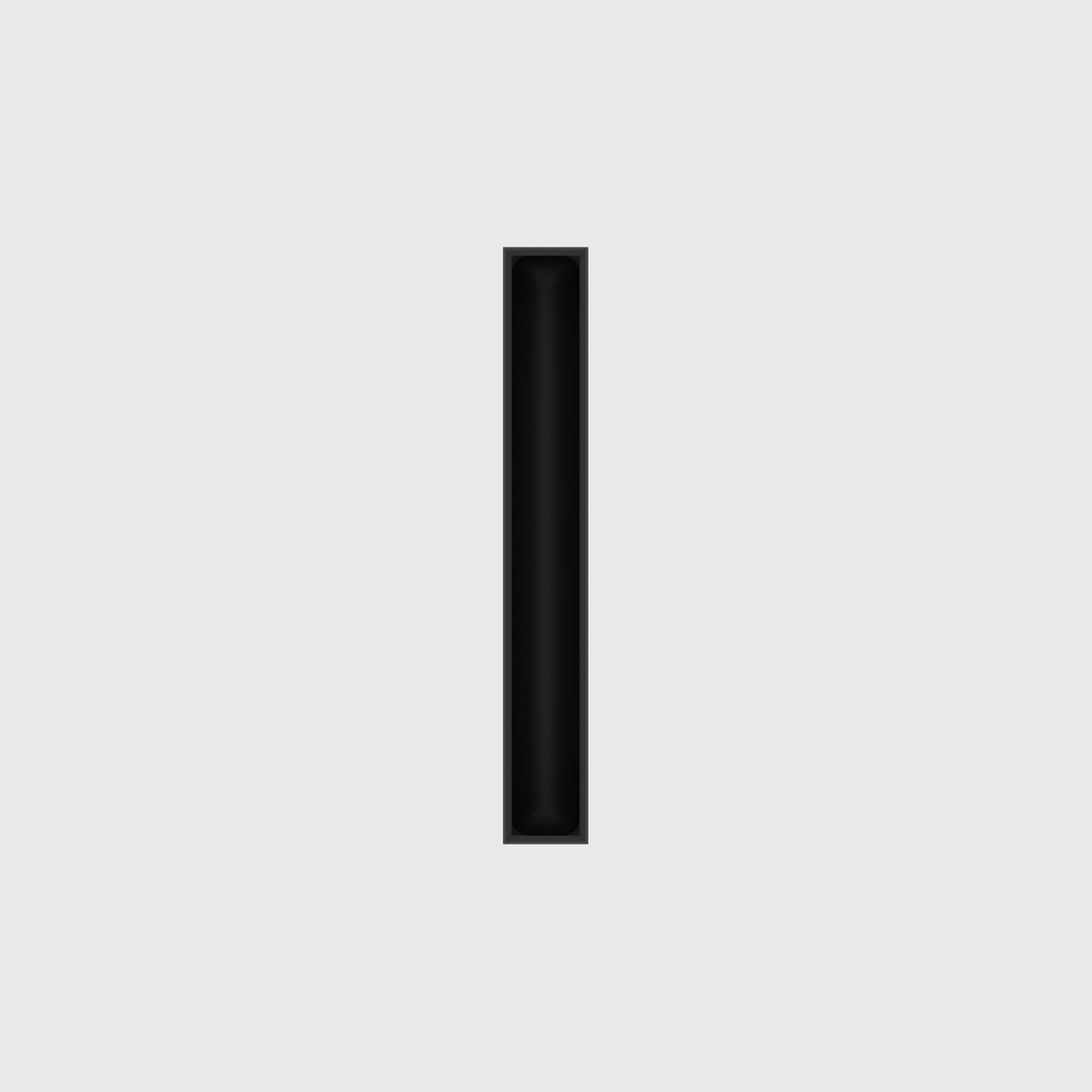 Long strip organiser – 7x1 (206.5 × 29.5 mm) in Charcoal Black