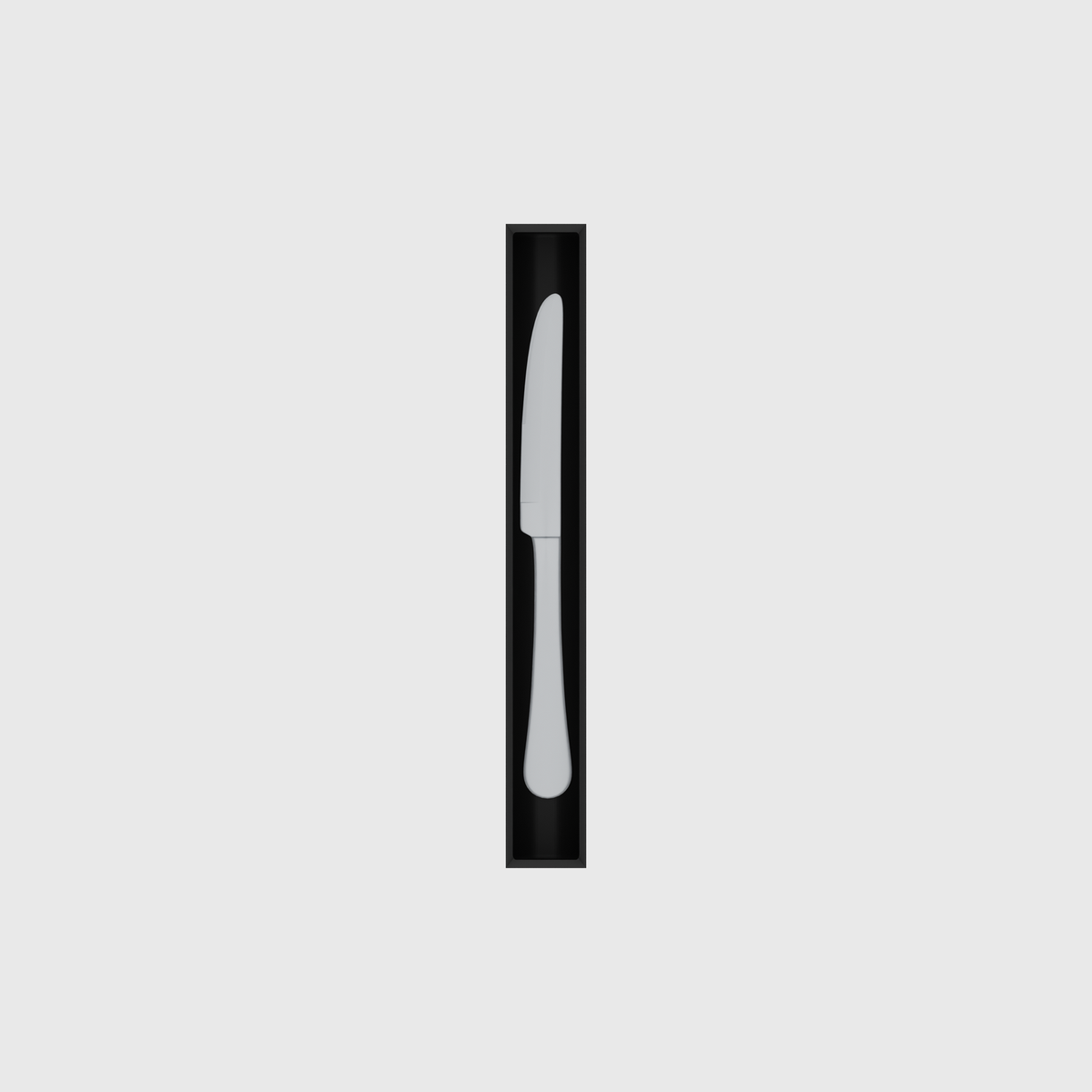 Long strip organiser – 8x1 (236 × 29.5 mm) — example contents in Charcoal Black