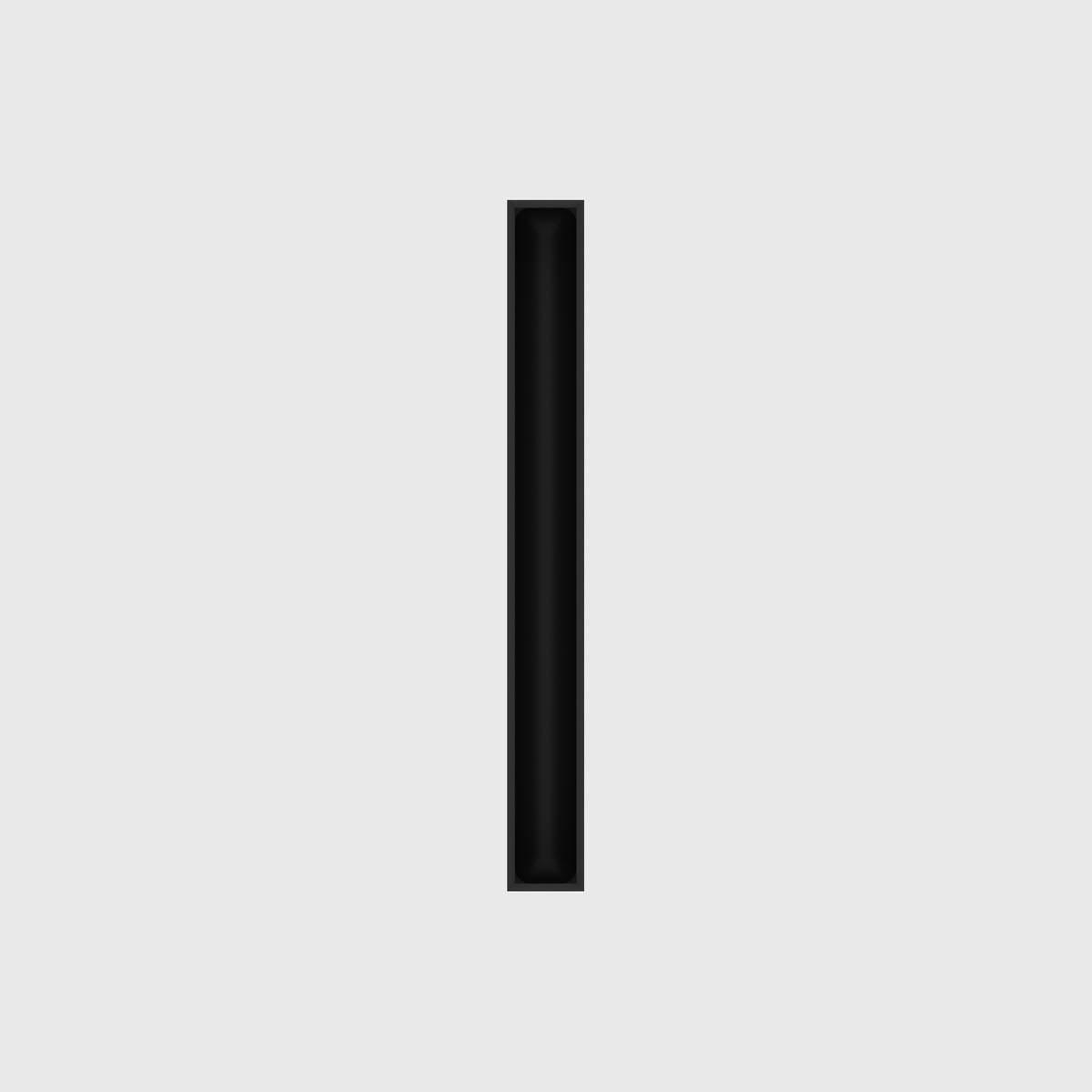 Long strip organiser – 9x1 (265.5 × 29.5 mm) in Charcoal Black