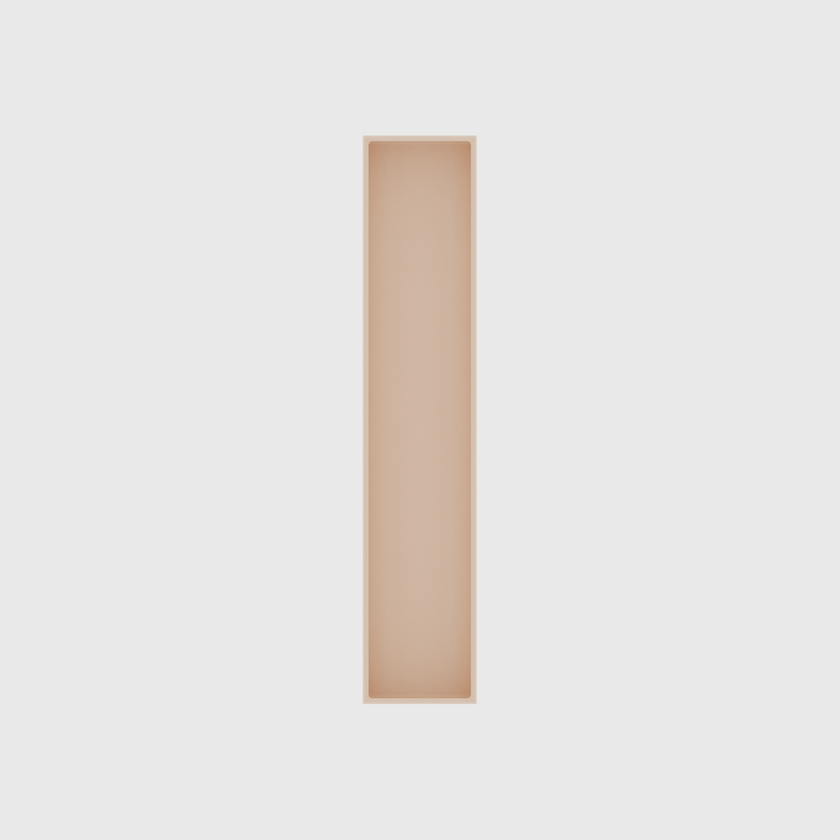 Long tray organiser – 10x2 (295 × 59 mm) in Army Beige