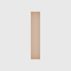 Long tray organiser – 10x2 (295 × 59 mm) in Army Beige